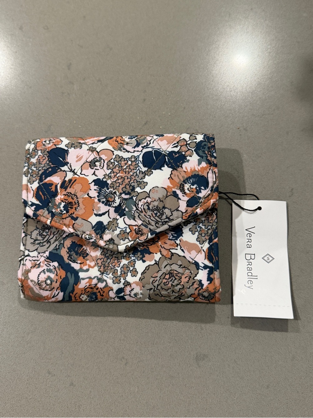 NWT Vera Bradley Mini Tri-Fold RFID Wallet